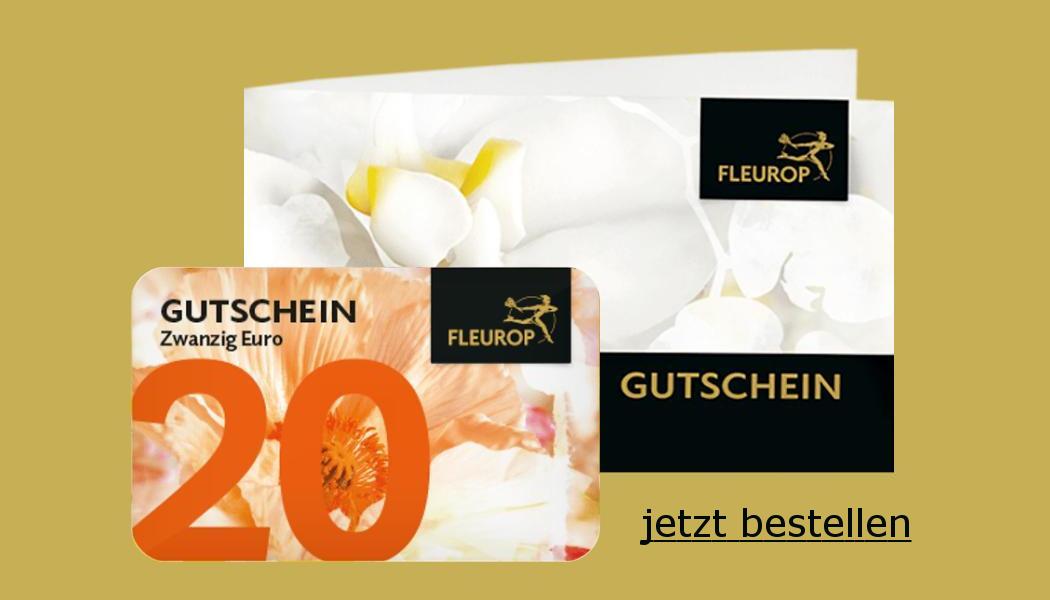 Fleurop Geschenkgutschein 20 Euro | Zum Muttertag Blumengutschein verschenken