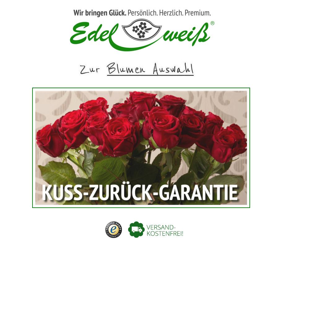 Blumen versenden mit Edelweiss