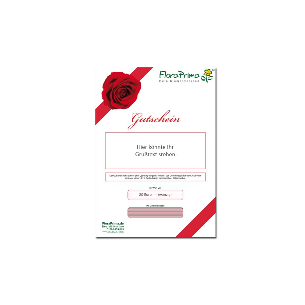 Floraprima Gutschein - 15% sparen bei der Blumenbestellung
